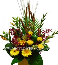 ABC Flowers St. Vincent's Hospital Melbourne Deliver A022 Flower Box Arrangement Melbourne Wide Free Delivery Melbourne Suburbs
