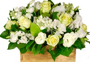 ABC Flowers St. Vincent's Hospital Melbourne Deliver A029 Wooden Crate flowers arrangement melbourne wide