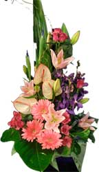 ABC Flowers St. Vincent's Hosptial Melbourne Deliver A033 Northcote A tall ceremic flowers arrangement melbourne wide free delivery to all melbourne inner suburbs
