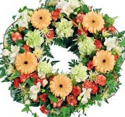 ABC Flowers st. vincent's hospital fitzroy melbourne deliver w004 traditional wreath melbourne wide free delivey melbourne inner suburbs