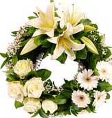 ABC Flowers st. vincent's hospital fitzroy melbourne deliver w006 modern wreath melbourne wide free delivery melbourne inner suburbs